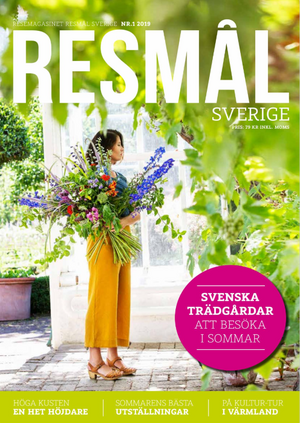 Bild på resemagasinet Resmål Sverige, nummer 1, 2019